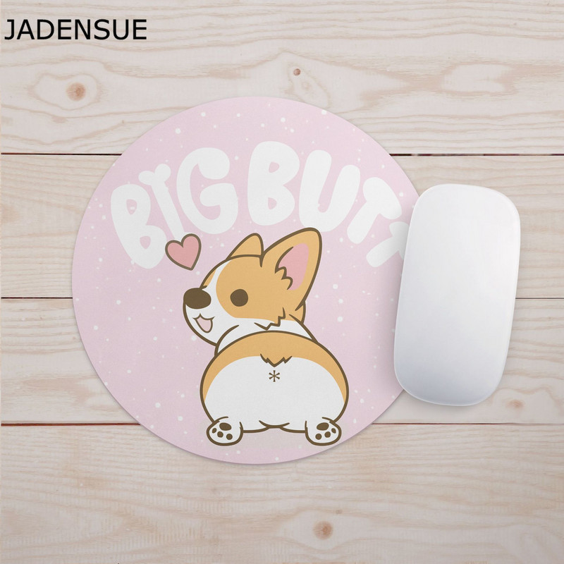 Roztomilá podložka pod myš Kawaii s rastlinným vzorom, gumová podložka pod myš pre PC, herná podložka pod myš pre kanceláriu, PC, notebook, herný stôl