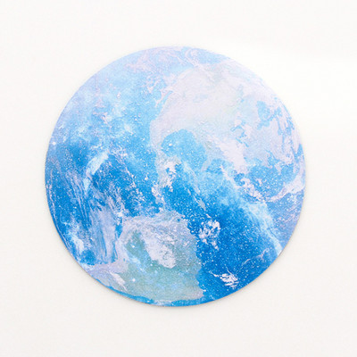 Nová kreatívna okrúhla podložka pod myš Celestial, mäkká podložka pre herný počítač, podložka pod stôl, protišmyková gumená podložka pod myš z PC, vodotesná kancelárska podložka pod myš