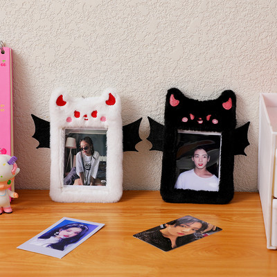Novi dolazak Kawaii Little Devil Bear Rabbit Plišani držač za fotokarticu Kreditna ID Bankovna kartica Autobusna kartica Zaštitna torbica za fotografije