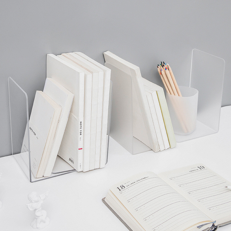 Držači za knjige u obliku slova L Stolni organizator Stolni držač knjiga Školski pribor Uredski pribor Stalak za knjige