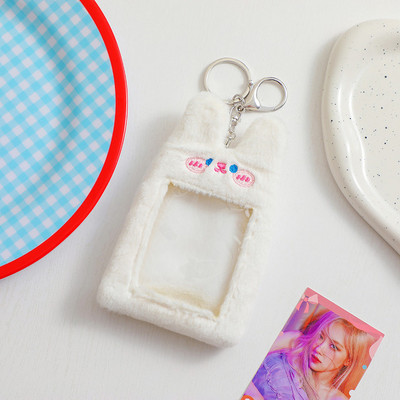 Kawaii pas Plišani držač za fotokarticu Bankovna kartica Fotografska kartica za autobus Kreditna ID Privjesci za ključeve Zaštitna torbica Navlake za fotografije Pribor