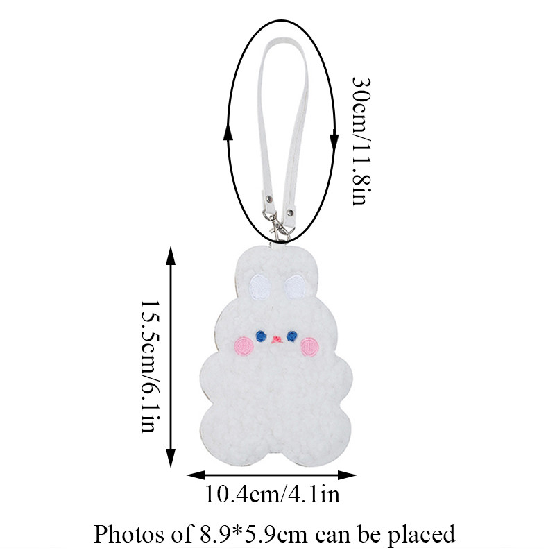 Mielas meškiukas triušiukas pliušinių kortelių laikiklis Animacinių filmų gyvūnai Banko kortelės rankovės Autobuso kortelės ID fotokortelės apsauga Studentų raštinės reikmenys