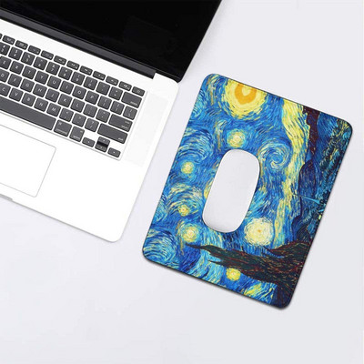 240*200mm Van Gogh Starry Night Mouse Pad, Αντιολισθητικό λαστιχένιο μαξιλαράκι για ποντίκι, για υπολογιστή γραφείου οικιακού υπολογιστή, επιτραπέζιο επιτραπέζιο τυχερό παιχνίδι Χαλάκια Deskpad