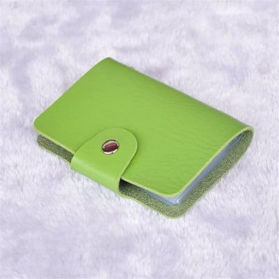 1kom PU višenamjenska 24-bitna torba za kartice Prijenosna osobna iskaznica Kreditna kartica Torba za pohranu posjetnica Boja slatkiša Novčanik za dječake i djevojčice