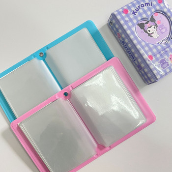 Kawaii Cartoon Characters Storage Photo Album Korean Kpop Idol Card Holder Mini Polaroid Collect Книга с висулка Детски подарък