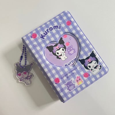 Kawaii Cartoon Characters Storage Photo Album Korean Kpop Idol Card Holder Mini Polaroid Collect Книга с висулка Детски подарък