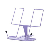 Podesivi držač za knjige Kuhinjski stalak za kuharice Metalne kopče za stranice Prijenosni držač za udžbenike Stalak za čitanje bez ruku