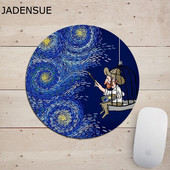 Oslikana Kawaii okrugla slatka podloga za miš Vodootporna podloga za miš za prijenosno računalo Tipkovnica računala Protuklizne podloge za stol