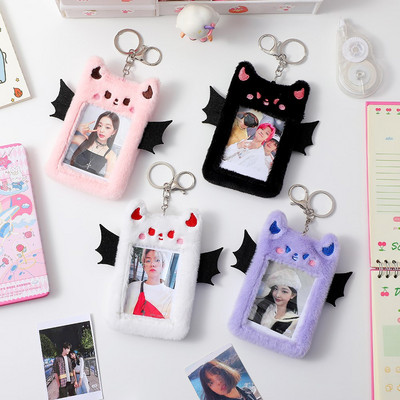Novi Kawaii Little Devil Bear Rabbit Plišani držač za fotokarticu Kreditna ID Bankovna kartica Bus Card Zaštitna torbica za fotografije