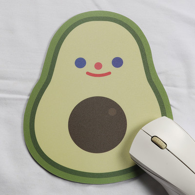 1 buc. drăguț coreean avocado coajă de iepure mouse pad anti-alunecare computer laptop gaming mouse mat birou acasă birou tastatură pad fată băiat