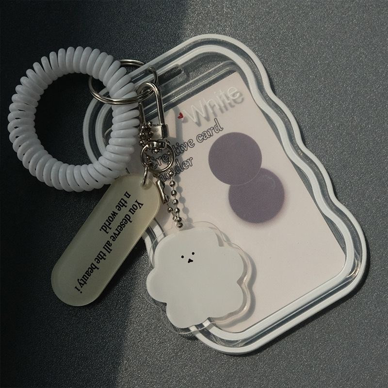 Algse disainiga pilvekujuline Kpop-fotokaardihoidja Idol-foto kaitseümbris Fotokaardihoidja Kawaii kirjatarbed