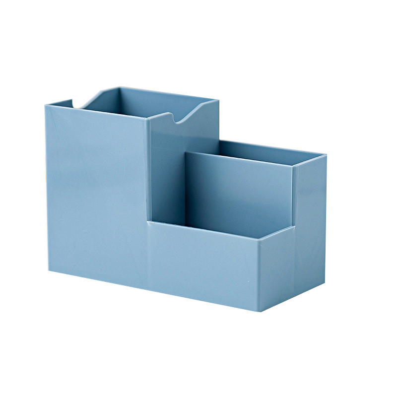 Suport multifuncțional pentru pix pentru birou, școală, cutie de depozitare, cutie de plastic colorată, pix, creion, organizator, suport pentru telefon mobil