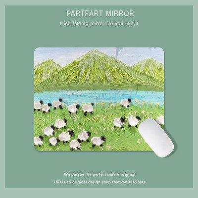 Podloga za miš za prijenosno računalo za uredsko računalo Tipkovnica za računalo Slatka podloga za miša s uljanim slikama Kawaii Podloga za stolni stol Podloge za stol za igre Gamer Slipmat