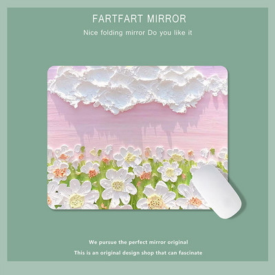 Podloga za miš za prijenosno računalo za uredsko računalo Tipkovnica za računalo Slatka podloga za miša s uljanim slikama Kawaii Podloga za stolni stol Podloge za stol za igre Gamer Slipmat