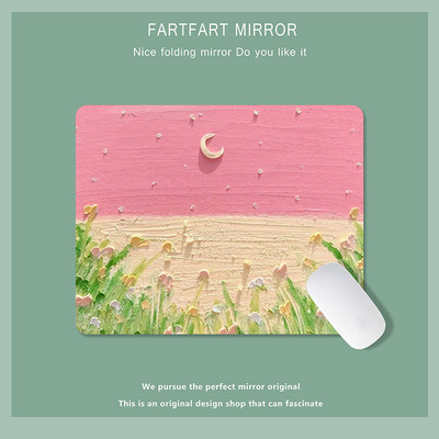 Podloga za miš za prijenosno računalo za uredsko računalo Tipkovnica za računalo Slatka podloga za miša s uljanim slikama Kawaii Podloga za stolni stol Podloge za stol za igre Gamer Slipmat