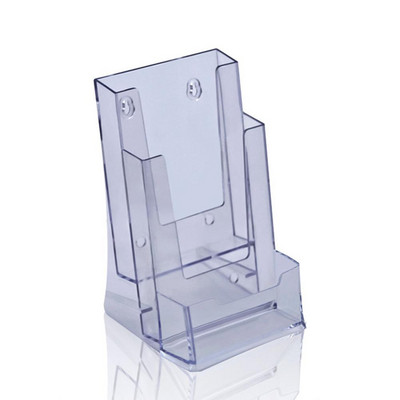 3 Mreža Prozirni akrilni držač posjetnica Brošura Prozirni stolni držač pamfleta Stalak za kreditne kartice Bankovna kartica Muškarci Ured
