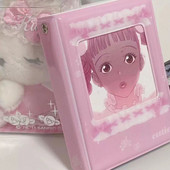 40 τσέπες Κορεάτικο ροζ Kawaii εξώφυλλο διακοσμητικό αυτοκόλλητο χαρτικής φωτογραφίας Χαλαρά φύλλα Βιβλίο αποθήκευσης Χαρτικά Γούρι Χαριτωμένο δώρο