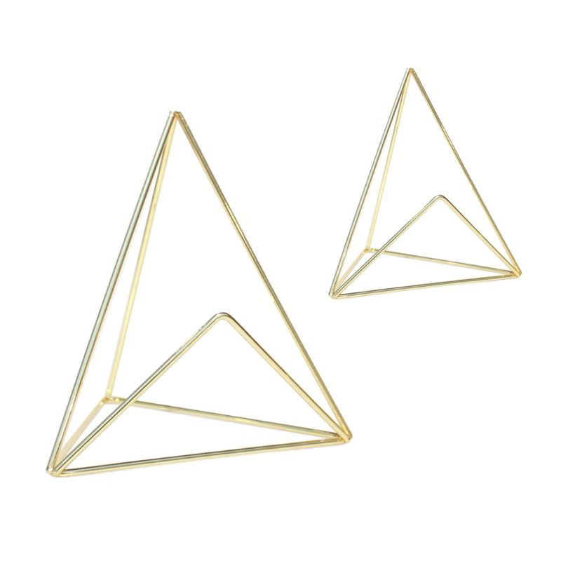 Željezo Geometrijski Držač kartice s nazivom tvrtke Stalak za zaslon Stalak Stolni stol Organizator mape za bilješke 2 veličine