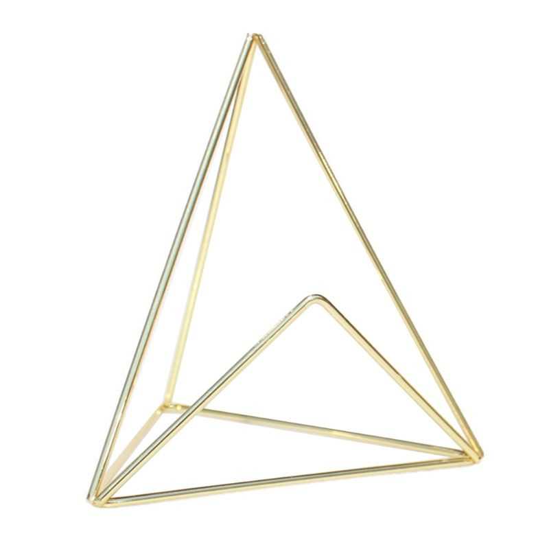 Željezo Geometrijski Držač kartice s nazivom tvrtke Stalak za zaslon Stalak Stolni stol Organizator mape za bilješke 2 veličine