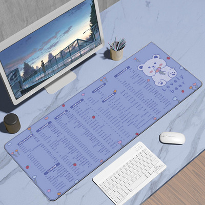 Kawaii slatki crtani podlošci za stolne prostirke Protuklizna vodootporna velika stolna podloga za miša Podloga za tipkovnicu računala Podloga za pisanje Uredski pribor