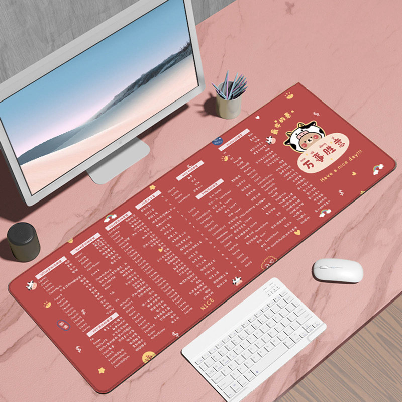 Kawaii slatki crtani podlošci za stolne prostirke Protuklizna vodootporna velika stolna podloga za miša Podloga za tipkovnicu računala Podloga za pisanje Uredski pribor
