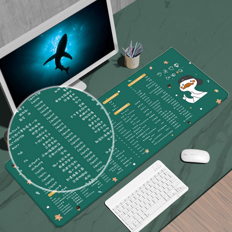 Kawaii slatki crtani podlošci za stolne prostirke Protuklizna vodootporna velika stolna podloga za miša Podloga za tipkovnicu računala Podloga za pisanje Uredski pribor