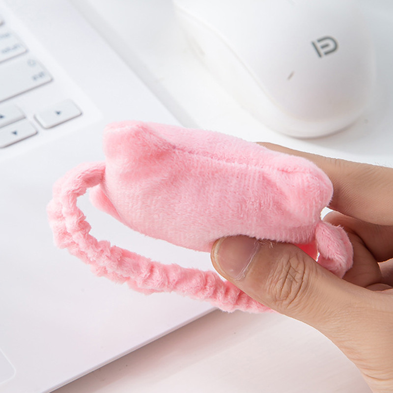 Pelės riešo atrama Pelės riešo apsauga Pelės riešo atrama pagalvėlė Plaukų juosta Rankų pagalvė Elastinė juostelė Pliušinė rankų atrama Miela nuo nusidėvėjimo