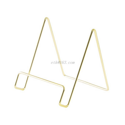 Kreativni geometrijski stalak za pohranu Jednostavan organizator od kovanog željeza Tablet Knjiga Novine Višenamjenski držač postolja Pokloni