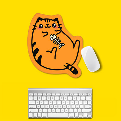 DATA FROG Mazs, gudrs Kawaii Mouse Pad Piezīmjdatora Galda Paklājiņš Galddatora Gumijas Gamer Tastatūras Paklājiņš PC Klēpjdatora Piederumi Peļu paliktņi