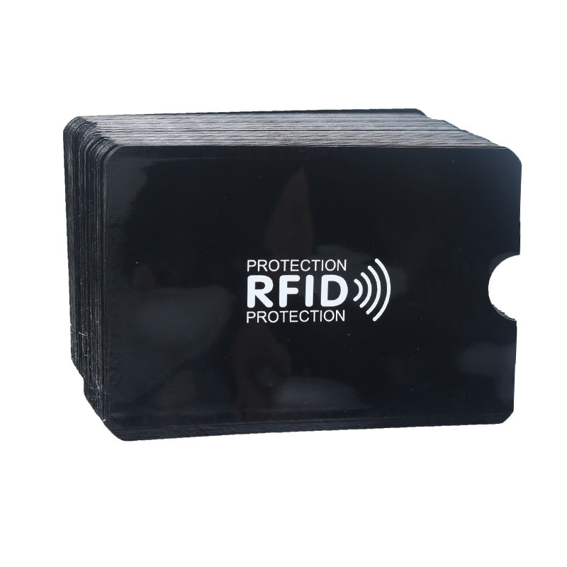 50 vnt Antimagnetinis piniginės blokavimas kortelių skaitytuvo užraktas banko kortelė ID kortelė banko kortelės apsauga metalinis kreditas NFC klipas aliuminis