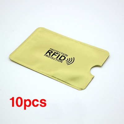 10PCS Potpuno novi visokokvalitetni anti-Rfid zaštitni čitač kartica, brava, navlaka za bankovnu karticu, zaštita ID NFC aluminijska navlaka za kreditnu karticu