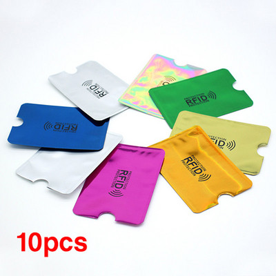 10PCS Potpuno novi visokokvalitetni anti-Rfid zaštitni čitač kartica, brava, navlaka za bankovnu karticu, zaštita ID NFC aluminijska navlaka za kreditnu karticu