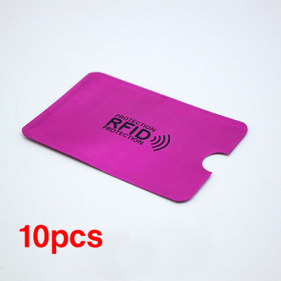 10PCS Potpuno novi visokokvalitetni anti-Rfid zaštitni čitač kartica, brava, navlaka za bankovnu karticu, zaštita ID NFC aluminijska navlaka za kreditnu karticu