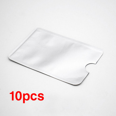 10PCS Potpuno novi visokokvalitetni anti-Rfid zaštitni čitač kartica, brava, navlaka za bankovnu karticu, zaštita ID NFC aluminijska navlaka za kreditnu karticu