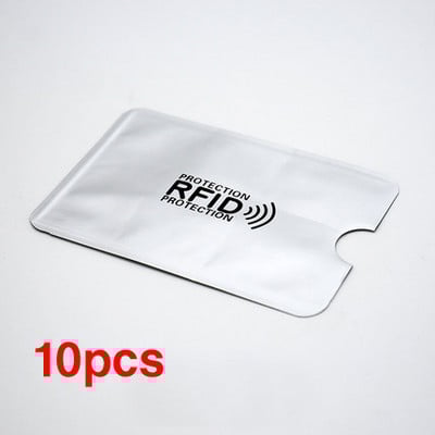 10PCS Potpuno novi visokokvalitetni anti-Rfid zaštitni čitač kartica, brava, navlaka za bankovnu karticu, zaštita ID NFC aluminijska navlaka za kreditnu karticu