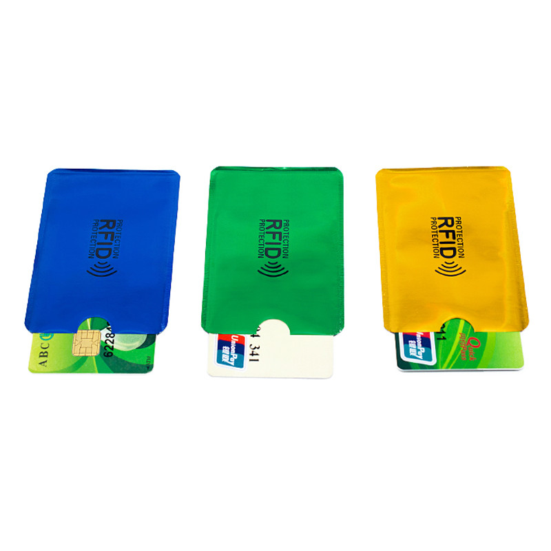 10PCS Potpuno novi visokokvalitetni anti-Rfid zaštitni čitač kartica, brava, navlaka za bankovnu karticu, zaštita ID NFC aluminijska navlaka za kreditnu karticu