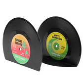 2 komada kreativnih vinilnih ploča u obliku polica za knjige Držači za školske uredske darove Stalak za stolne police u retro stilu Školski uredski pribor