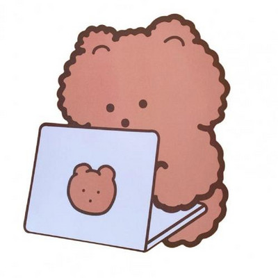 Ljupki slatki medvjed Životinja Podloga za miša Stol Velika podloga za prostirke Vodootporna Uredska dekoracija doma Podloga za šalice Protuklizna Djevojčice Dječaci Soba