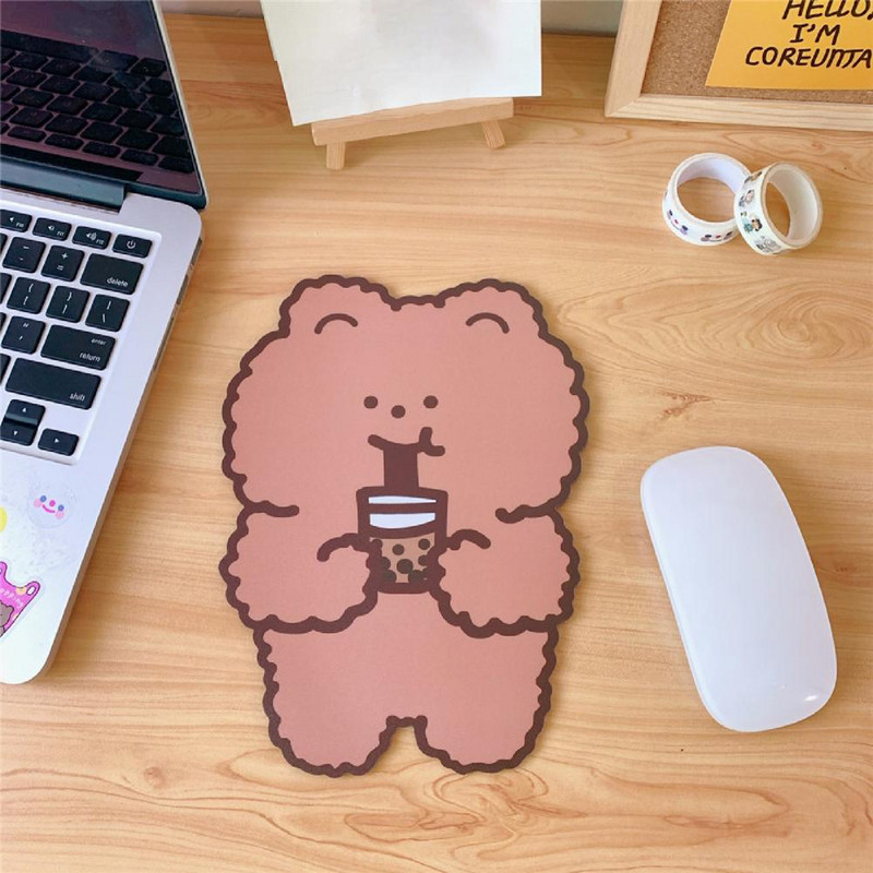 Ljupki slatki medvjed Životinja Podloga za miša Stol Velika podloga za prostirke Vodootporna Uredska dekoracija doma Podloga za šalice Protuklizna Djevojčice Dječaci Soba