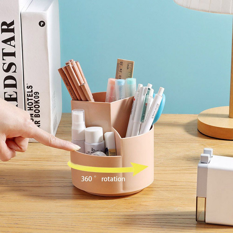 Daugiafunkcis 3 tinklelių rašiklio laikiklis darbalaukio tvarkyklės liniuotė Pieštuko laikymo kibiras Didelės talpos rašiklio laikiklis biuro raštinės reikmenų dėžutė