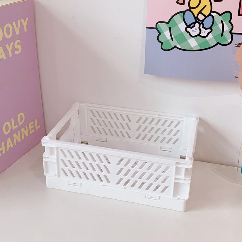 Jednostavan Macaron organizator stolnog pribora Stolni stalak za pohranu Studentski dom Sklopivi šuplji spremnik Polica za pohranu njege kože