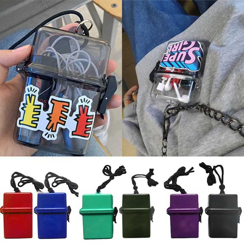 INS 3 colių nešiojamos Kpop fotokortelės Toploader rinkimo dėžutė maža kortelių saugojimo dėžutė klasifikavimo dėžutė mokyklos raštinės reikmenys