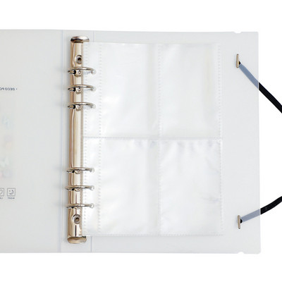 Liant transparent A5 Depozitare Carte de colectare Kpop Organizator de cărți foto Jurnal Jurnal Agenda Planificator Copertă cu glonț Papetarie școlară