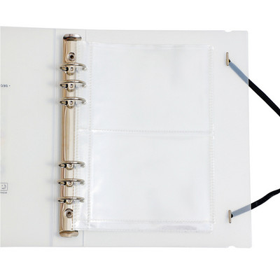 Liant transparent A5 Depozitare Carte de colectare Kpop Organizator de cărți foto Jurnal Jurnal Agenda Planificator Copertă cu glonț Papetarie școlară
