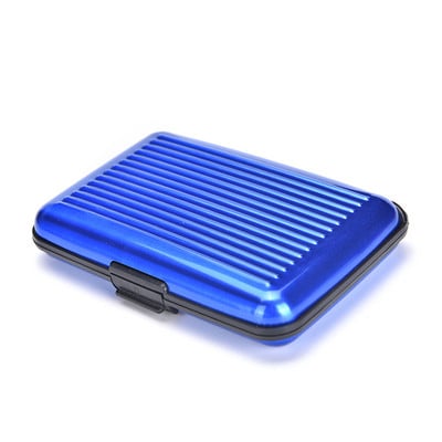 Αλουμίνιο Business Shiny Metal Cardholder Box Θήκη για κάρτες και σημειωματάρια Αδιάβροχη θήκη για πιστωτική κάρτα