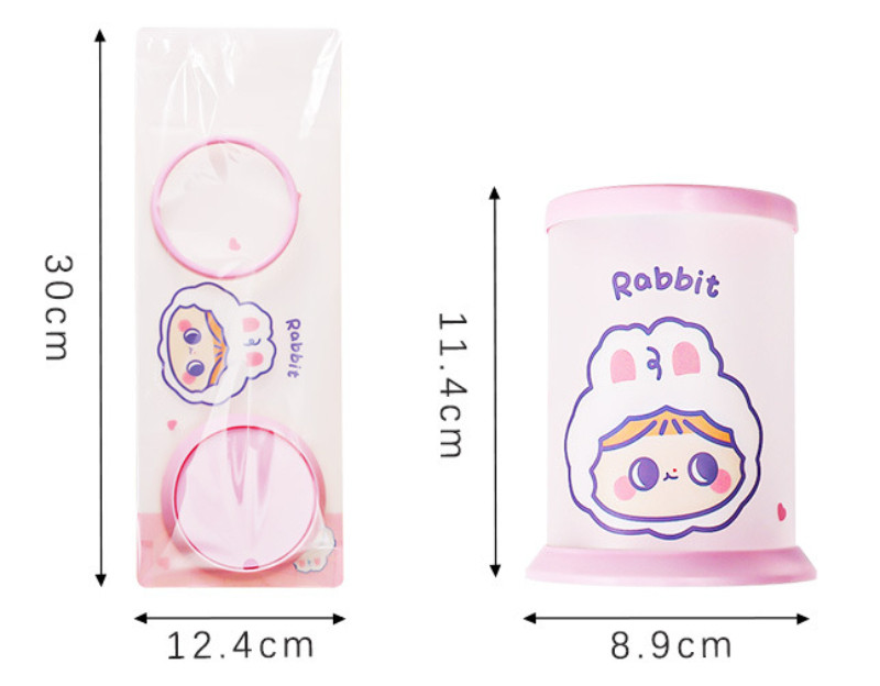 Matirani PP DIY držač za olovke Spremnik za olovke u crtanom stilu Organizator za pisaći pribor Studenti Školski uredski pribor Slatki držač za olovke