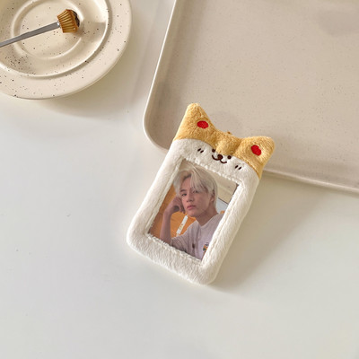 Slatki kawaii pas Plišani držač za fotokarticu Bankovna kartica Fotografska kartica za autobus Kreditna ID Privjesci za ključeve Zaštitna torbica Navlake za fotografije Pribor