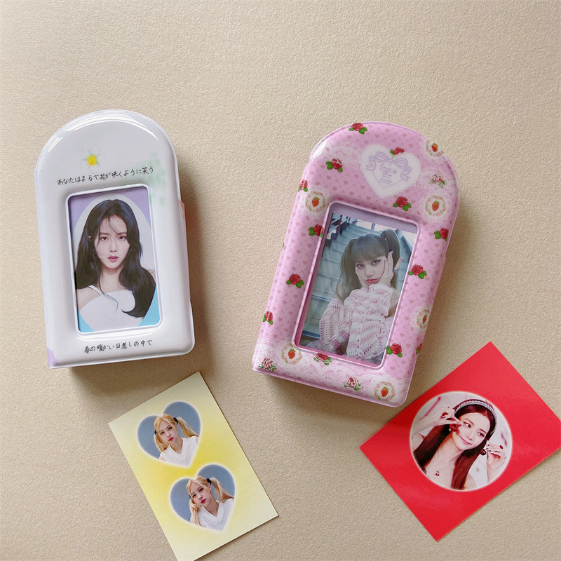Sharkbang New Arrival Kawaii 3 inčni album za razglednice 20 komada rukava Torta od jagoda Torta za pohranu kartice Idol Card Collect Organizer