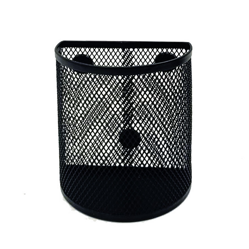 Nove vruće košare s magnetskim šalicama za olovke, korisni crni mrežasti metalni organizator za kućni ured, pribor za pisanje