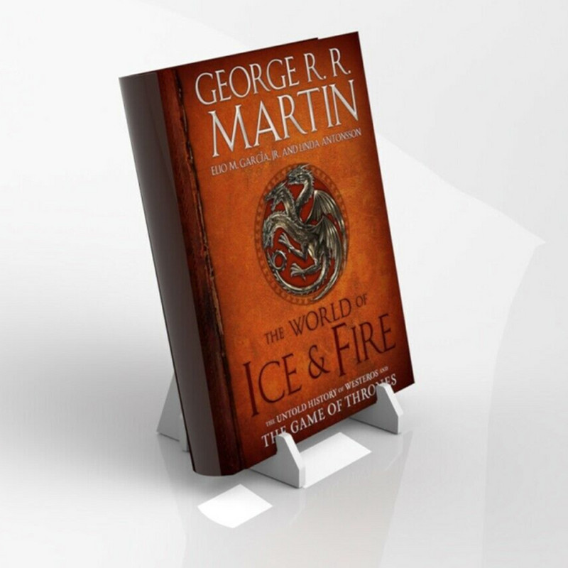 Akrilni stalak za prikaz knjiga Maloprodajni držač knjiga Kuharica Rock za ured Držite do 35 mm Think Books